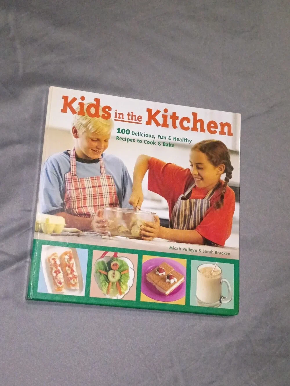 Kids in the Kitchen Cookbook - Red & Green Cover